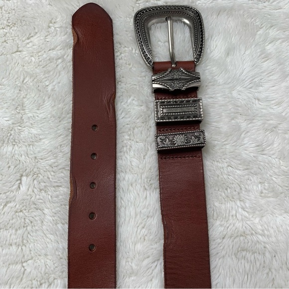 Shyanne Women\'s Brown Western Leather Belt Size XL main image 5